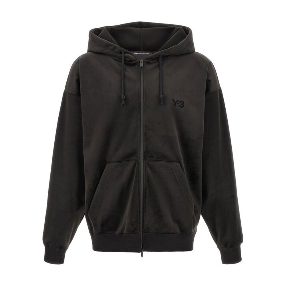 Y-3 Men's Velvet Sip Hd Sweatshirt